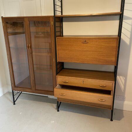 Ladderax, Mid Century Shelving System, 2 Bay