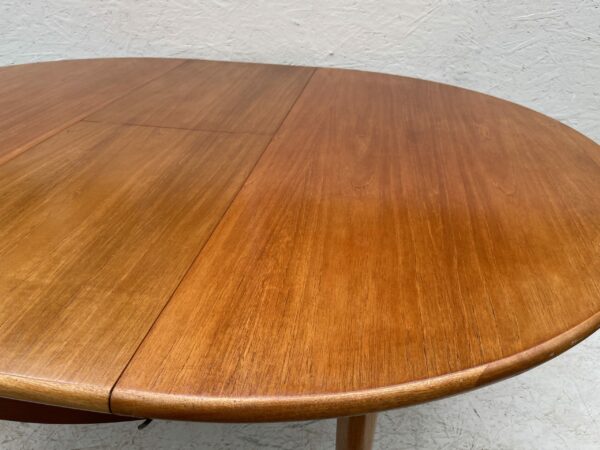 Mid Century, Round, Extendable, Teak Dining Table by Jentique - Image 3