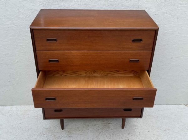 Large Mid Century, Dark Wood, Chest Of Drawers - Image 7