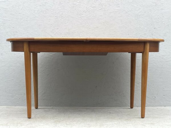 Mid Century Oval, Extendable, Teak Dining Table