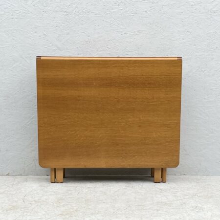 Mid Century Beech Wood, Gateleg, Danish Style, Drop Leaf, Dining Table
