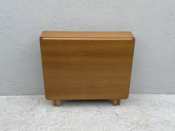 Mid Century Beech Wood, Gateleg, Danish Style, Drop Leaf, Dining Table - Image 2