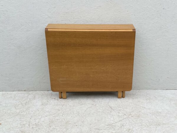 Mid Century Beech Wood, Gateleg, Danish Style, Drop Leaf, Dining Table - Image 3