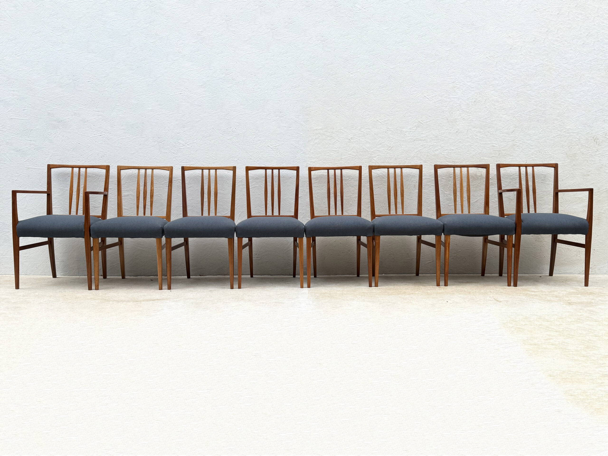 Set Of 8 Mid Century Dining Chairs By Gordon Russel