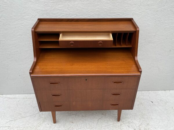 Mid Century, Hand Crafted, Teak Writing Bureau - Image 15
