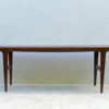 Long, Mid Century Dark Wood Coffee Table - Image 3
