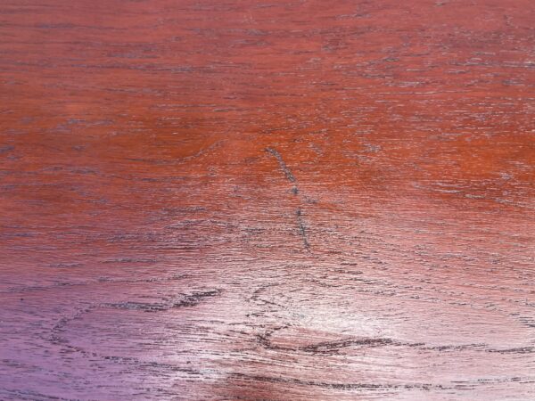 Long, Mid Century Dark Wood Coffee Table - Image 7