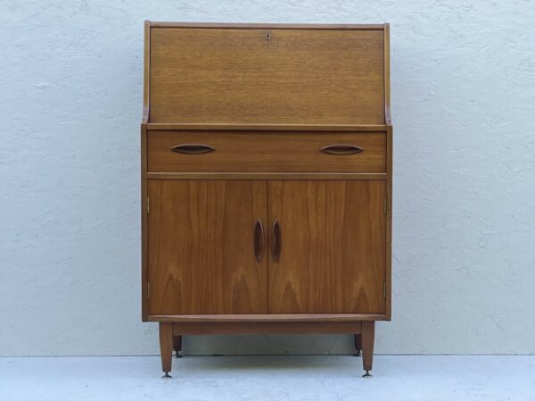 Jentique, Hand Crafted, Teak Writing Bureau