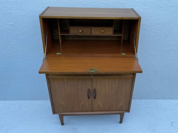 Jentique, Hand Crafted, Teak Writing Bureau - Image 15