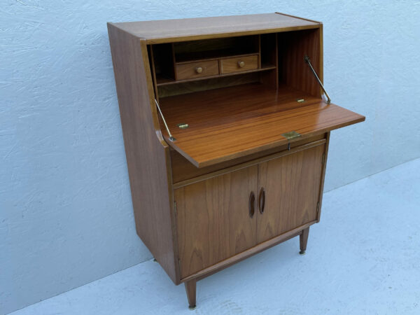 Jentique, Hand Crafted, Teak Writing Bureau - Image 13