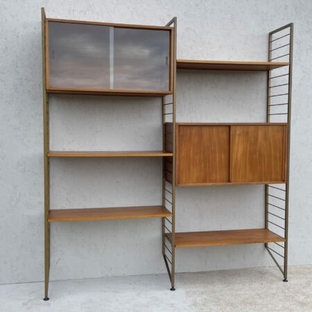 Ladderax, Mid Century Shelving System, 2 Bay 1