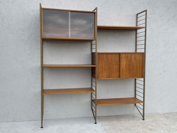 Ladderax, Mid Century Shelving System, 2 Bay 1
