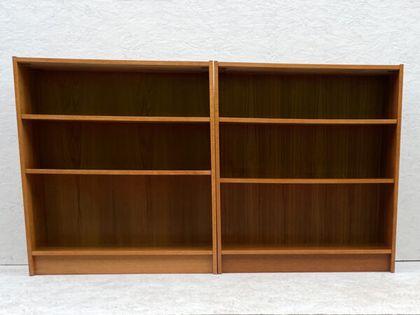 A Matching Pair Of Danish, Mid Century, Teak Bookcases