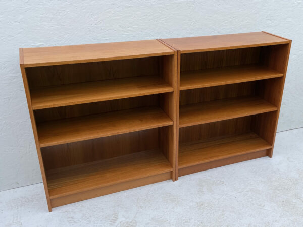 A Matching Pair Of Danish, Mid Century, Teak Bookcases - Image 8