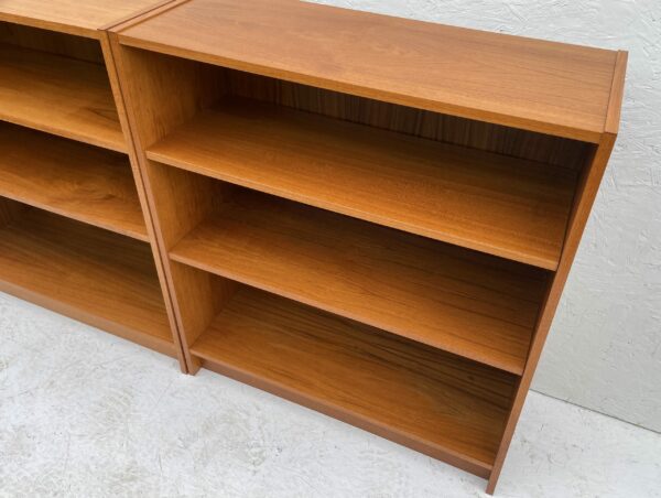 A Matching Pair Of Danish, Mid Century, Teak Bookcases - Image 6