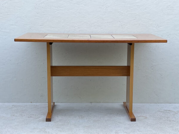 Small Teak And Tile Dining Table By Gandso Mobler - Image 12