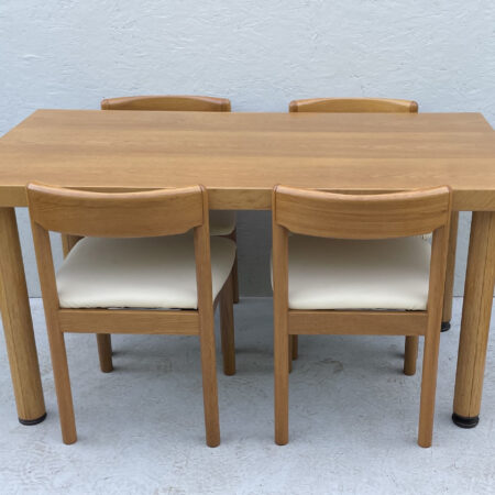 Vintage Brevettato Gamar, 1970's Italian, Dining Table And Chairs