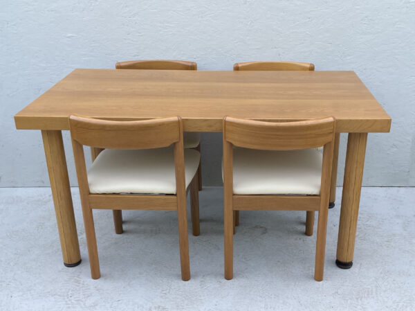 Vintage Brevettato Gamar, 1970's Italian, Dining Table And Chairs