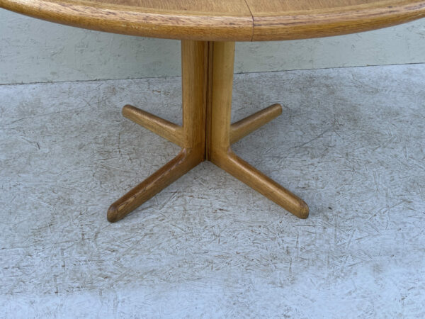 Danish Mid Century, Round, Extendable Dining Table By Skovby - Image 5
