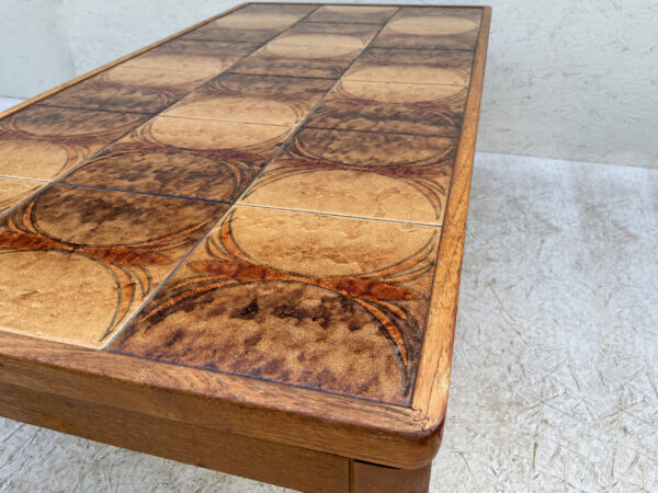 Large 1970's Danish, Ceramic Tile Topped, Coffee Table By Trioh - Image 8