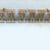 A Set Of 6, 1980's David Colwell, C2 Folding, Directors Chairs, Steam Bent Ash And Tan Leather - Image 20