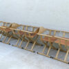 A Set Of 6, 1980's David Colwell, C2 Folding, Directors Chairs, Steam Bent Ash And Tan Leather - Image 6