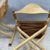 A Set Of 6, 1980's David Colwell, C2 Folding, Directors Chairs, Steam Bent Ash And Tan Leather - Image 11