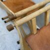 A Set Of 6, 1980's David Colwell, C2 Folding, Directors Chairs, Steam Bent Ash And Tan Leather - Image 15