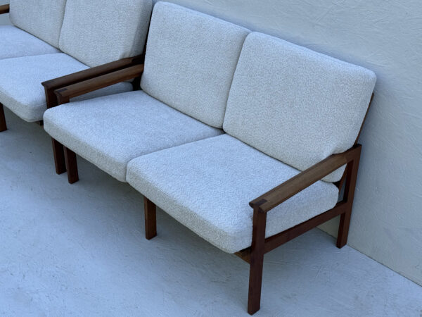 A Pair Of Danish Capella Two Seater Sofas By Illum Wikkelso For Niels Eilerson - Image 6