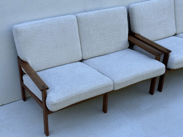 A Pair Of Danish Capella Two Seater Sofas By Illum Wikkelso For Niels Eilerson - Image 7