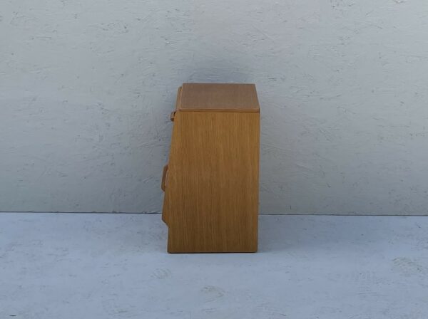 Mid Century G Plan E Gomme, Danish Style, Oak Bedside Cabinet - Image 4