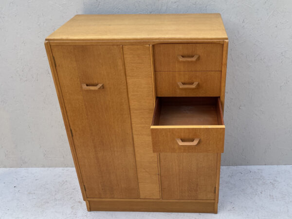 Mid Century Oak Tallboy Cabinet By G Plan - Image 10
