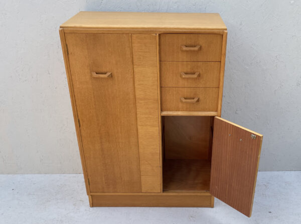 Mid Century Oak Tallboy Cabinet By G Plan - Image 11