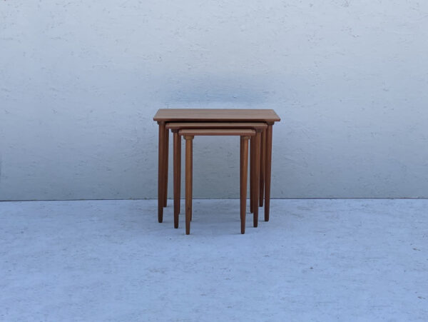 Mid Century Danishteak Nesting Tables - Image 6