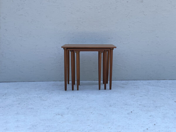 Mid Century Danishteak Nesting Tables - Image 2