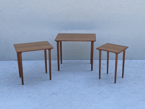 Mid Century Danishteak Nesting Tables - Image 4
