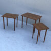 Mid Century Danishteak Nesting Tables - Image 5