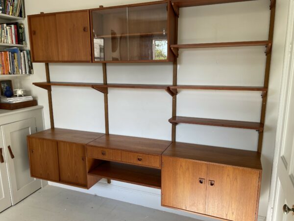 Mid Century Danish, Modular Teak Wall System