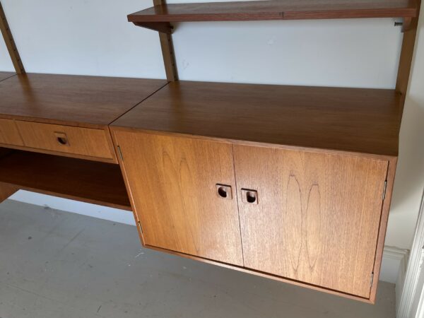 Mid Century Danish, Modular Teak Wall System - Image 4
