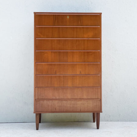 Mid Century Danish Teak Chest Of Drawers