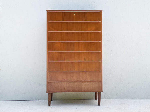 Mid Century Danish Teak Chest Of Drawers