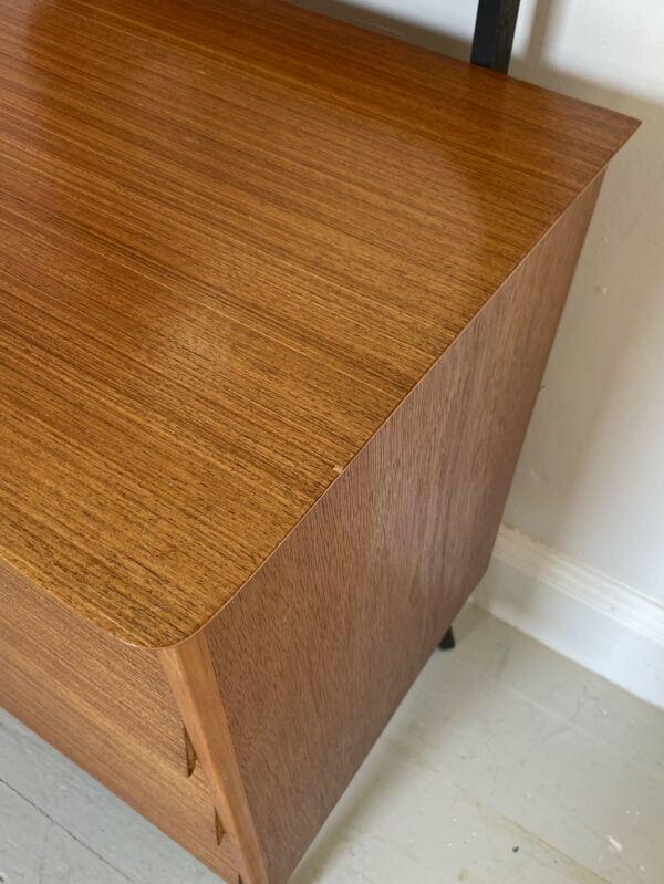 Small Mid Century 'Beehive' Dresser/Chest Of Drawers With Mirror - Image 14