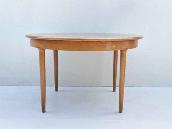 Round, Extendable, Mid Century Teak Dining Table - Image 7