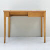 Compact Mid Century Desk With Leatherette Tabletop. - Image 9