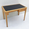 Compact Mid Century Desk With Leatherette Tabletop. - Image 6
