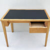 Compact Mid Century Desk With Leatherette Tabletop. - Image 4