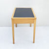 Compact Mid Century Desk With Leatherette Tabletop. - Image 2