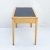 Compact Mid Century Desk With Leatherette Tabletop. - Image 3