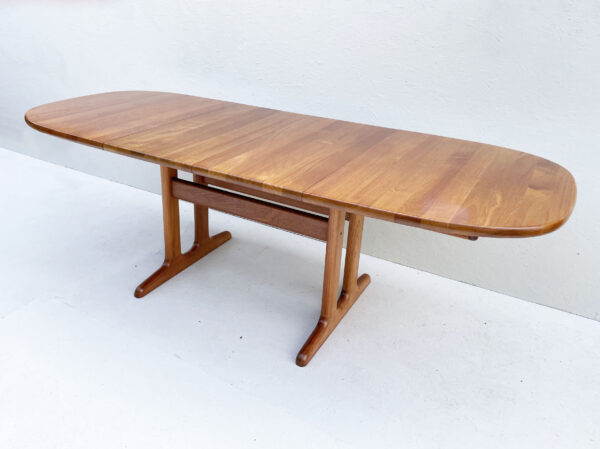 Mid Century Danish, Solid Teak, Extendable Dining Table By Glostrup Mobelfabrik - Image 8