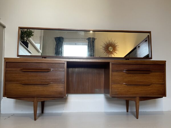 Long Mid Century Teak Dressing Table - Image 2